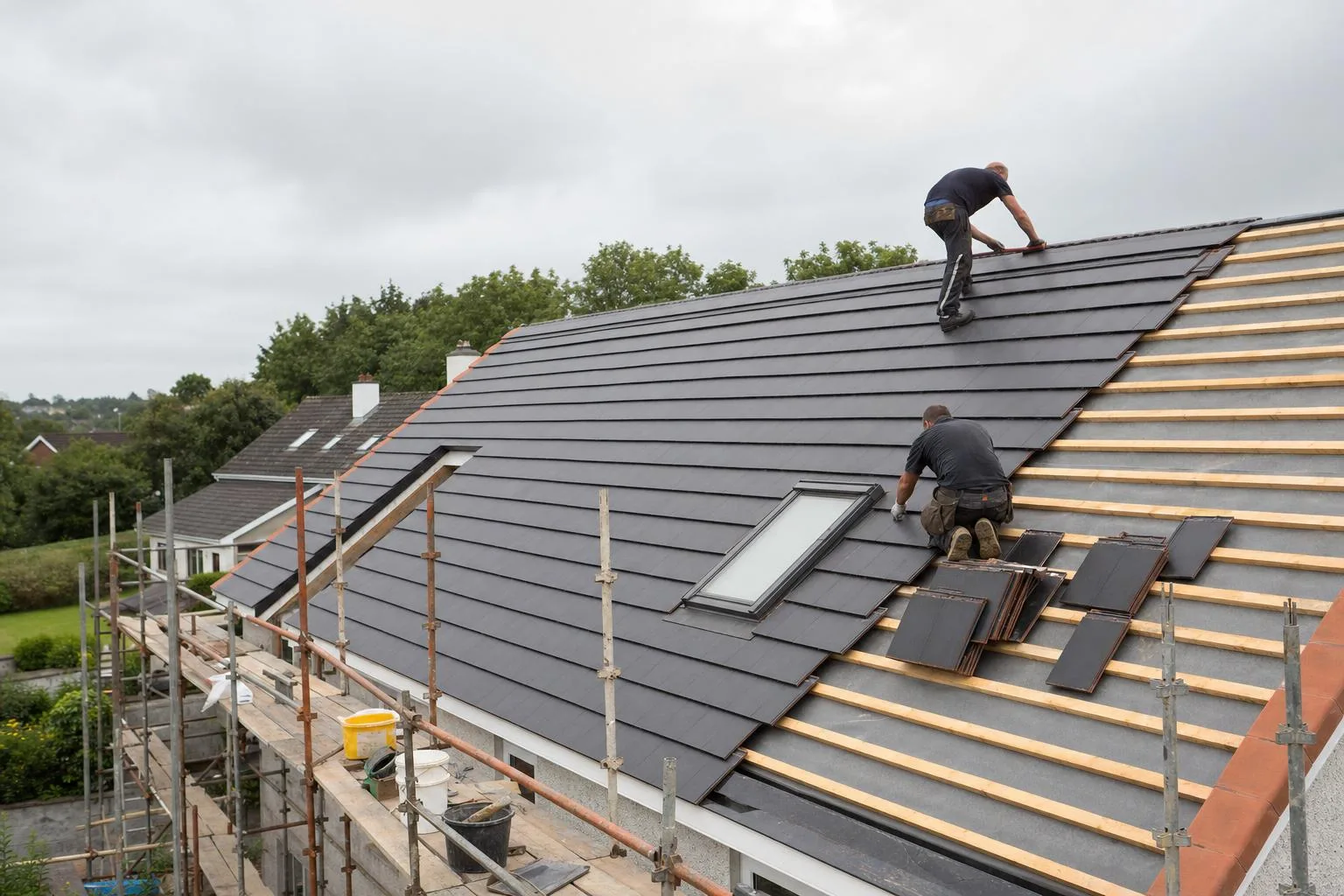 New roof being laid on a residential property in Limerick
